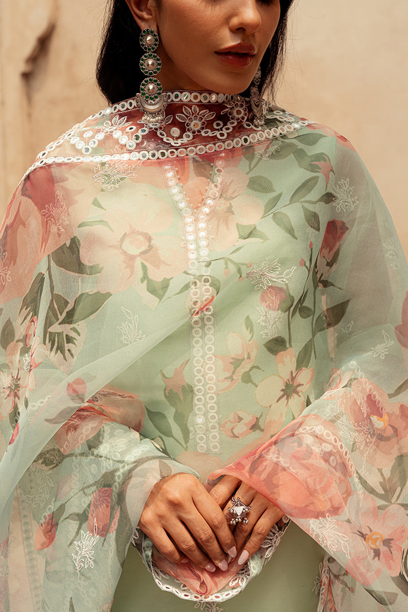 Cross Stitch | Eid Collection | ETHEREAL MINT - House Of Anaya