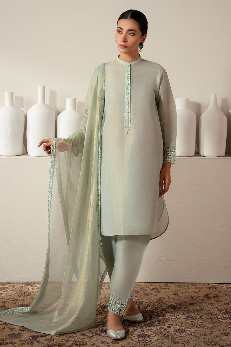 Cross Stitch | Eid Collection | GREEN MIST - House Of Anaya