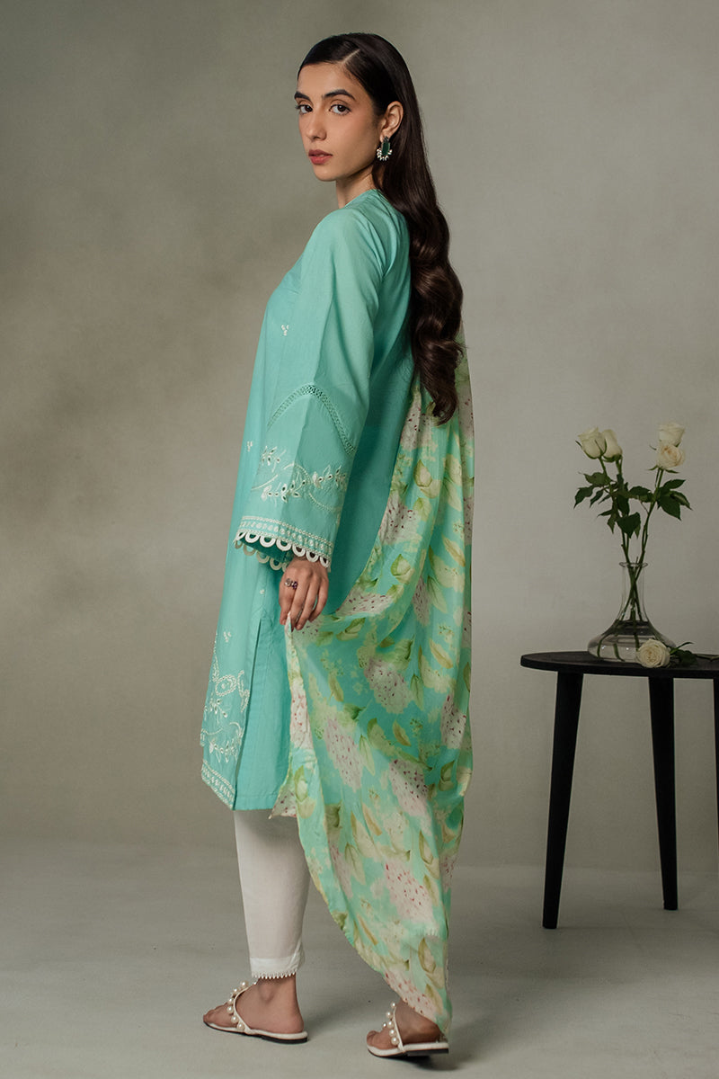 Cross Stitch | Eid Collection | SEA GREEN - House Of Anaya