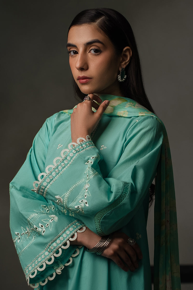 Cross Stitch | Eid Collection | SEA GREEN - House Of Anaya