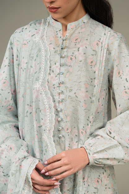 Cross Stitch | Eid Collection | AQUA WHISPER - House Of Anaya