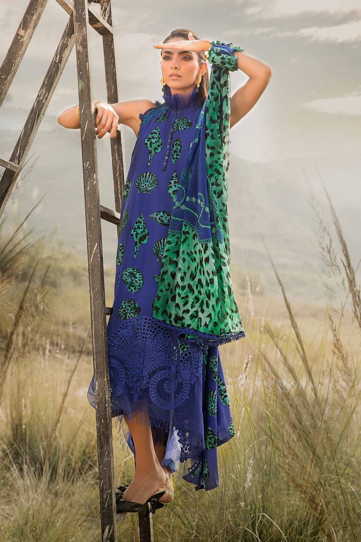 Maria B | M Prints Winter 24 | MPT-2410-A - House Of Anaya