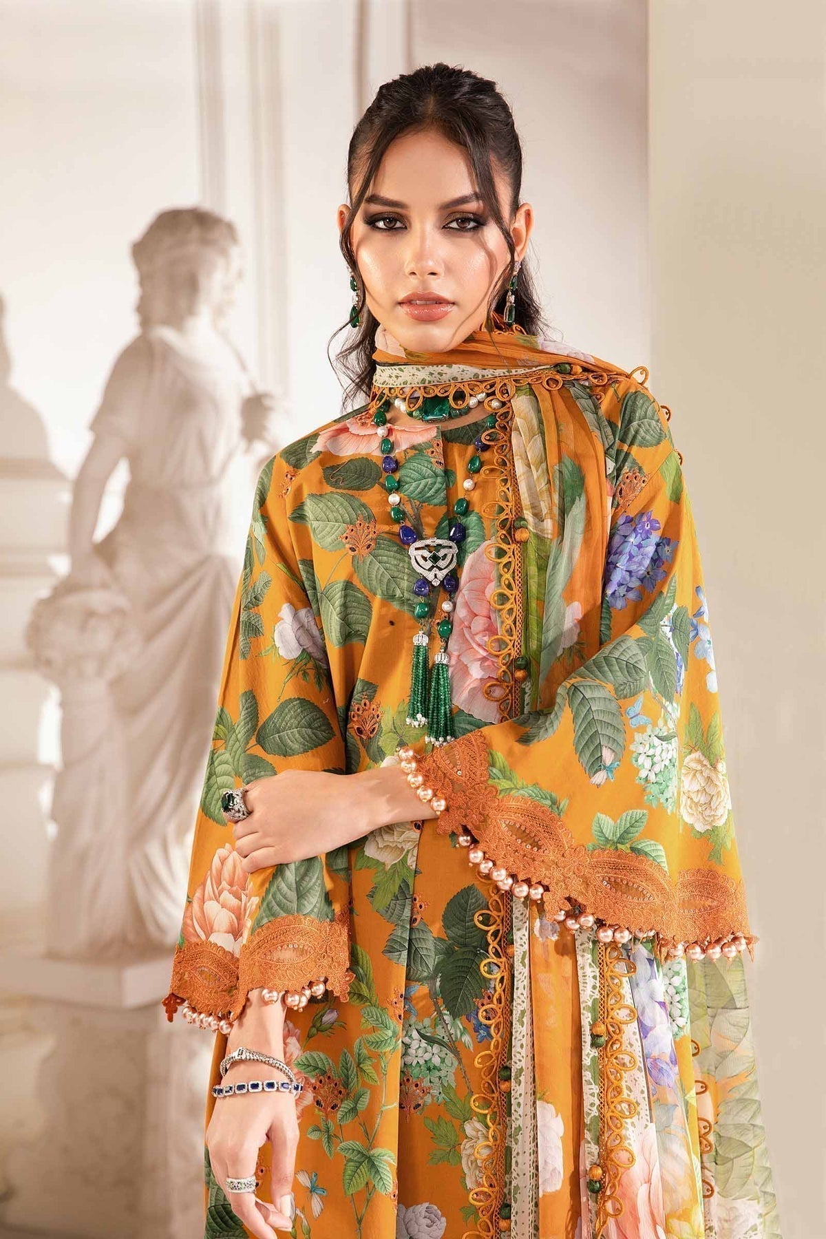 Maria.B | M Print Eid Edit | MPT-2210-B - House Of Anaya