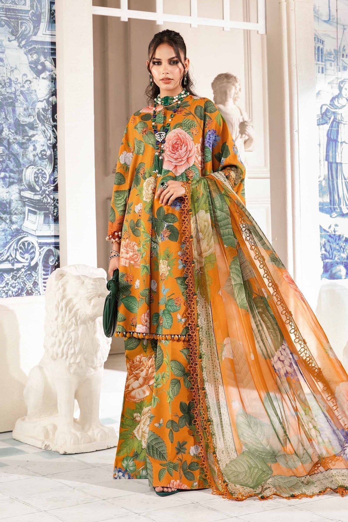 Maria.B | M Print Eid Edit | MPT-2210-B - House Of Anaya