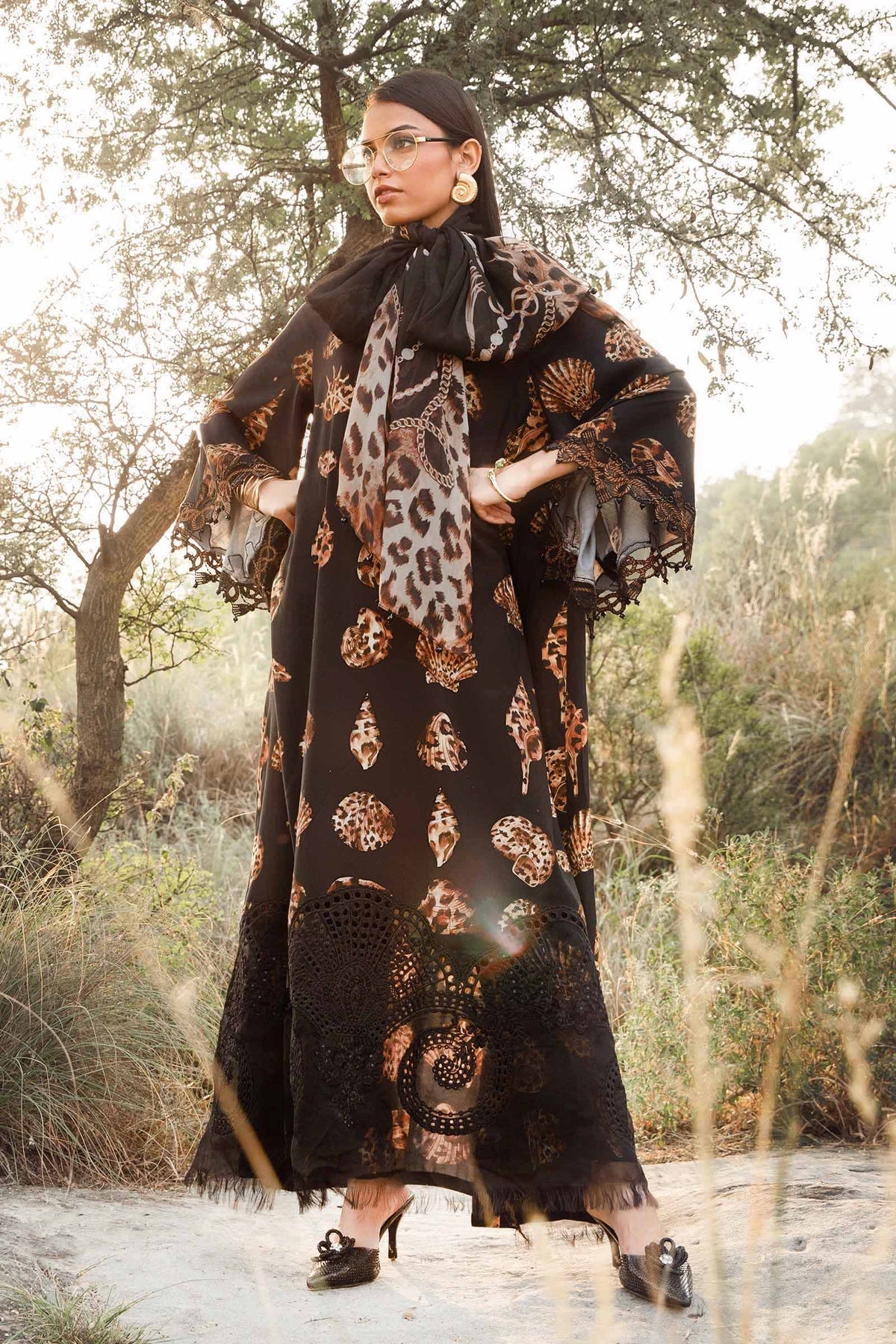 Maria B | M Prints Winter 24 | MPT-2410-B - House Of Anaya