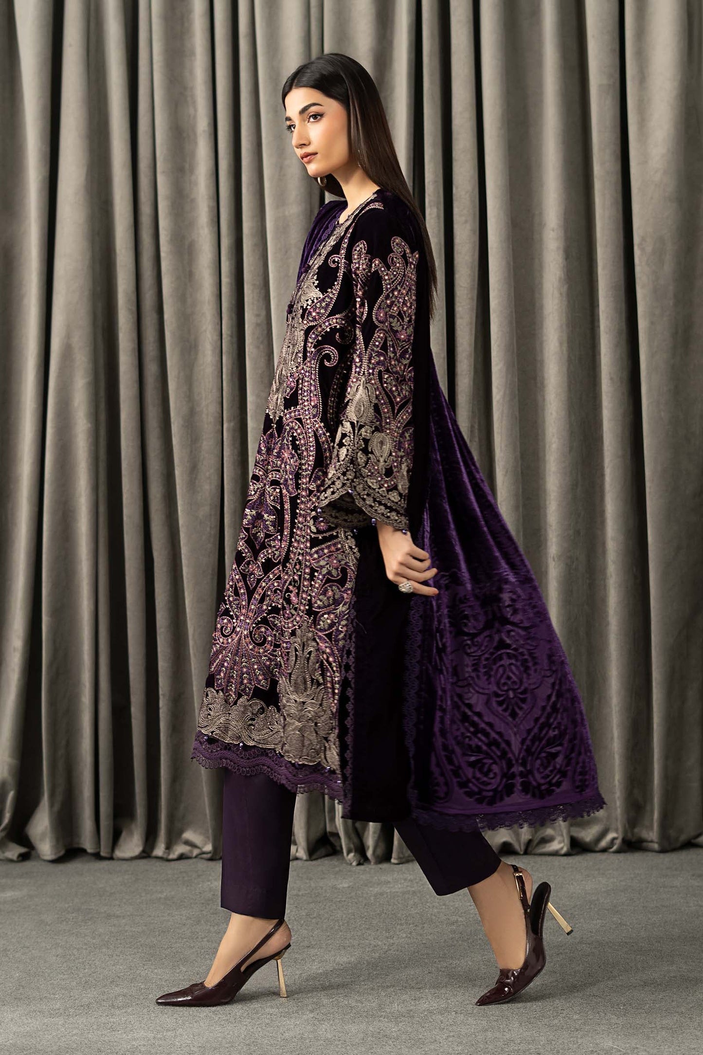 Maria B | Winter Luxe Pret 25 | WLS-1311-Purple