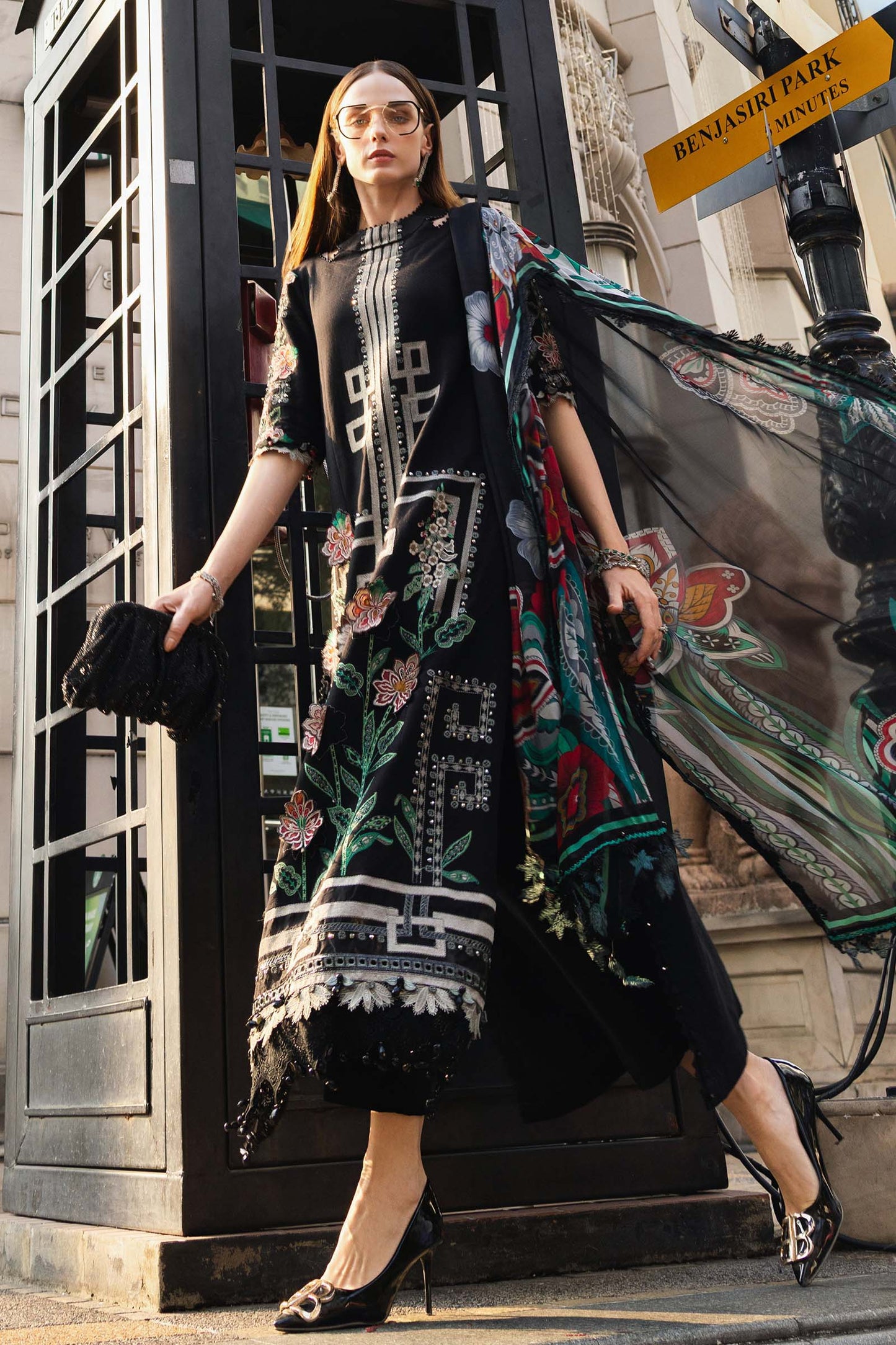 Maria B | Luxury Lawn 26 | 3 Piece Embroidered Jacquard Lawn Suit