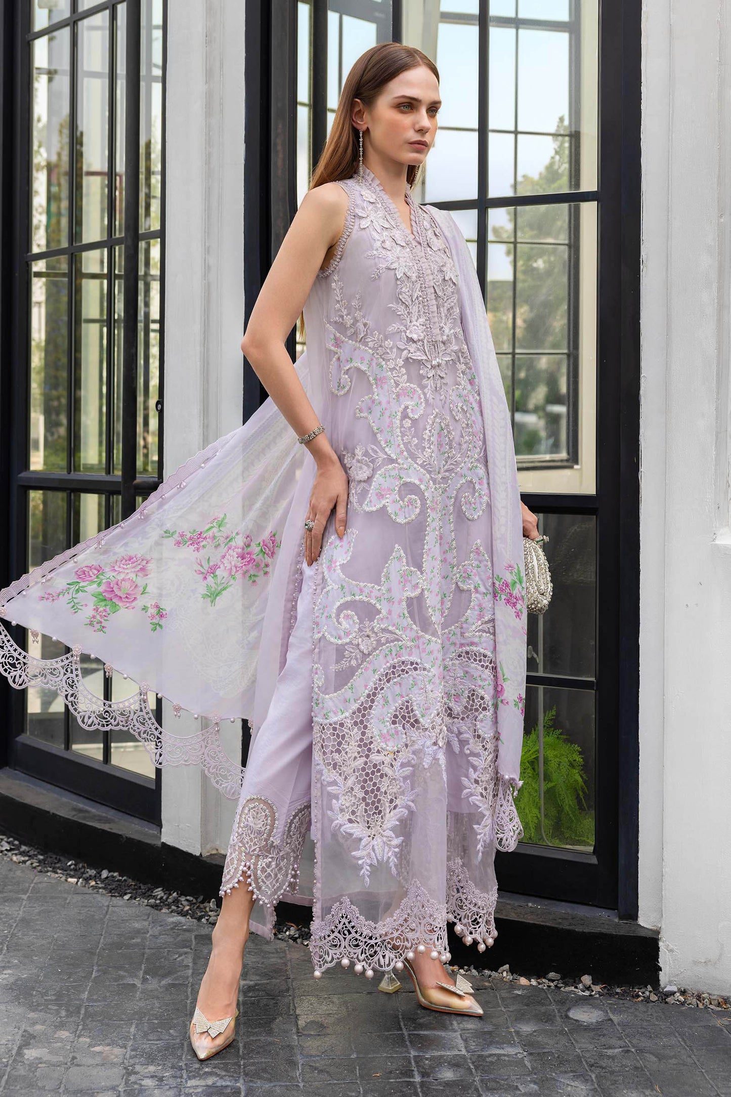 Maria B | Luxury Lawn 26 | 3 Piece Embroidered Lawn Suit