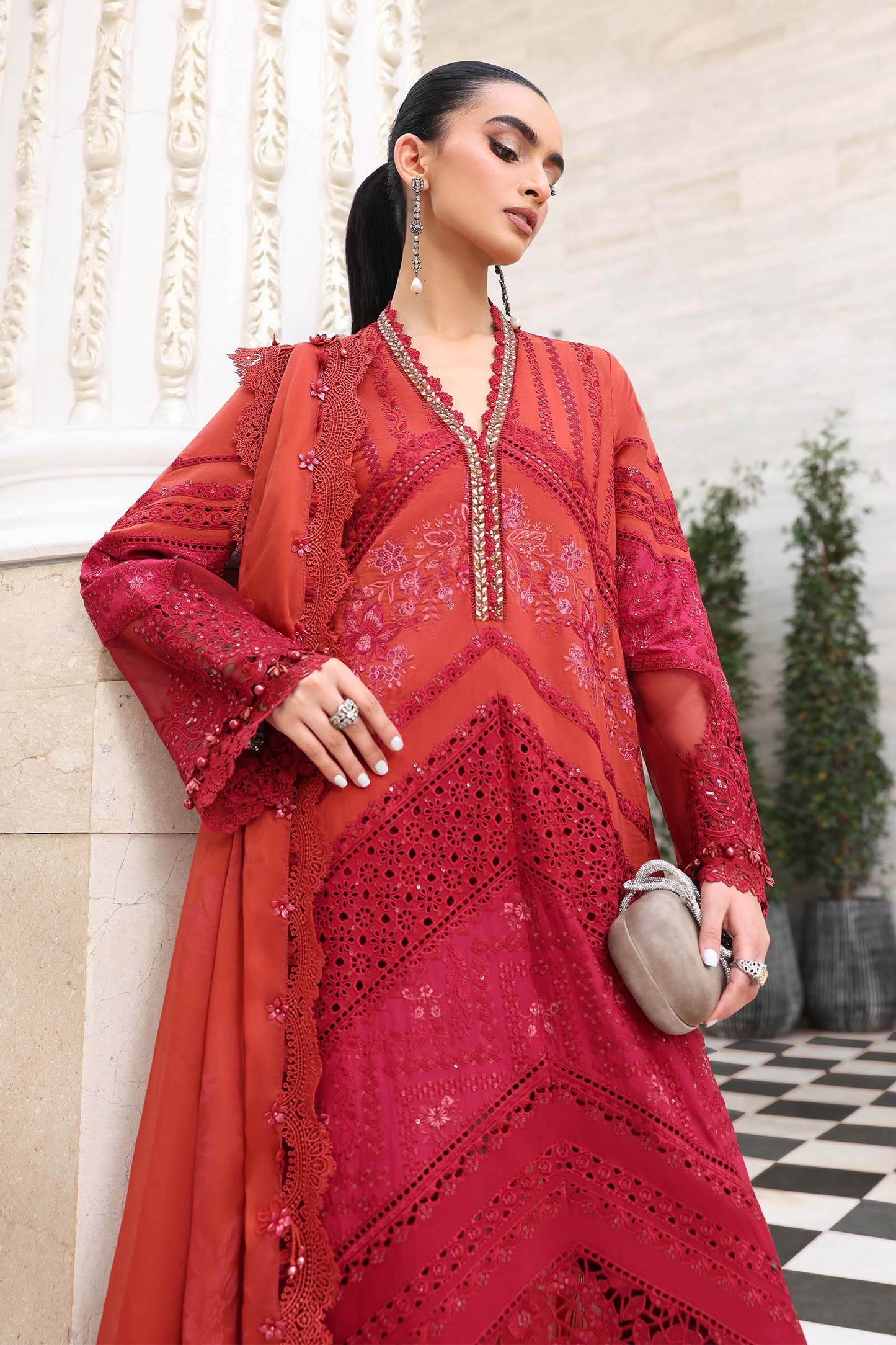 Maria B | Luxury Lawn 26 | 3 Piece Embroidered Lawn Suit