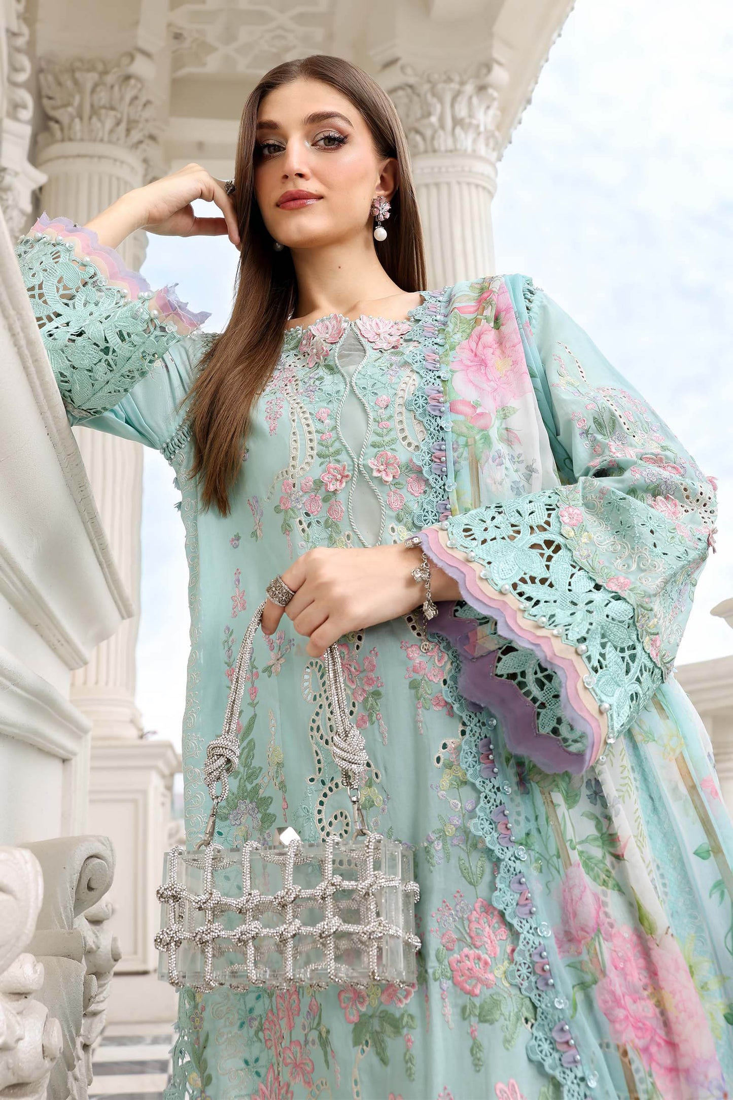 Maria B | Luxury Lawn 26 | 3 Piece Embroidered Lawn Suit