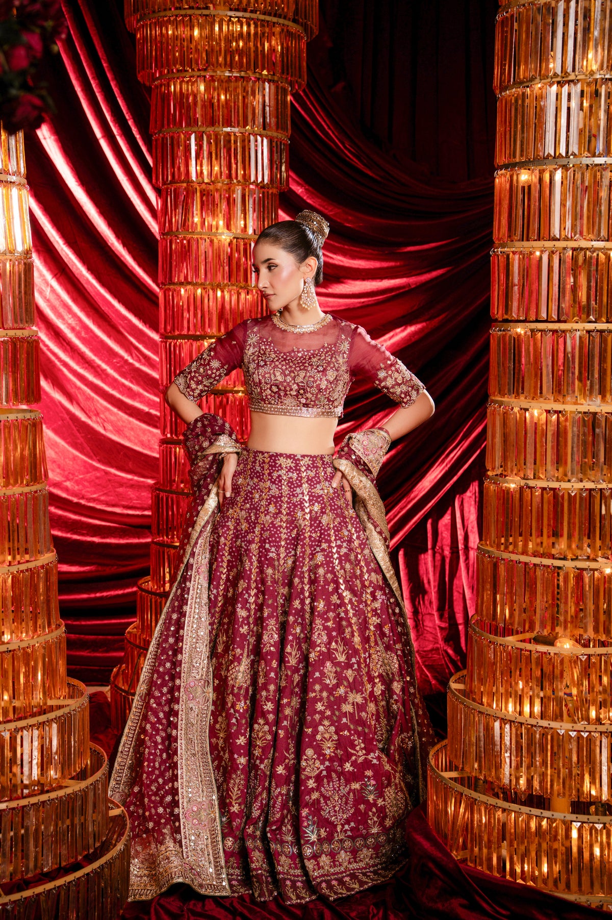Sable V | Laal Bagh Bridal Luxury Formals | SLB-1610