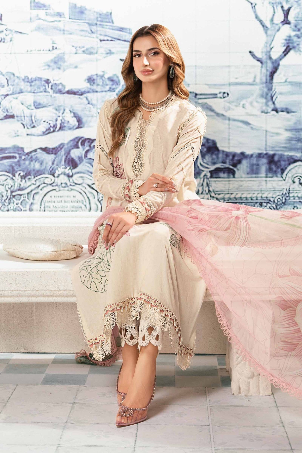 Maria.B | M Print Eid Edit | MPT-2201-A - House Of Anaya