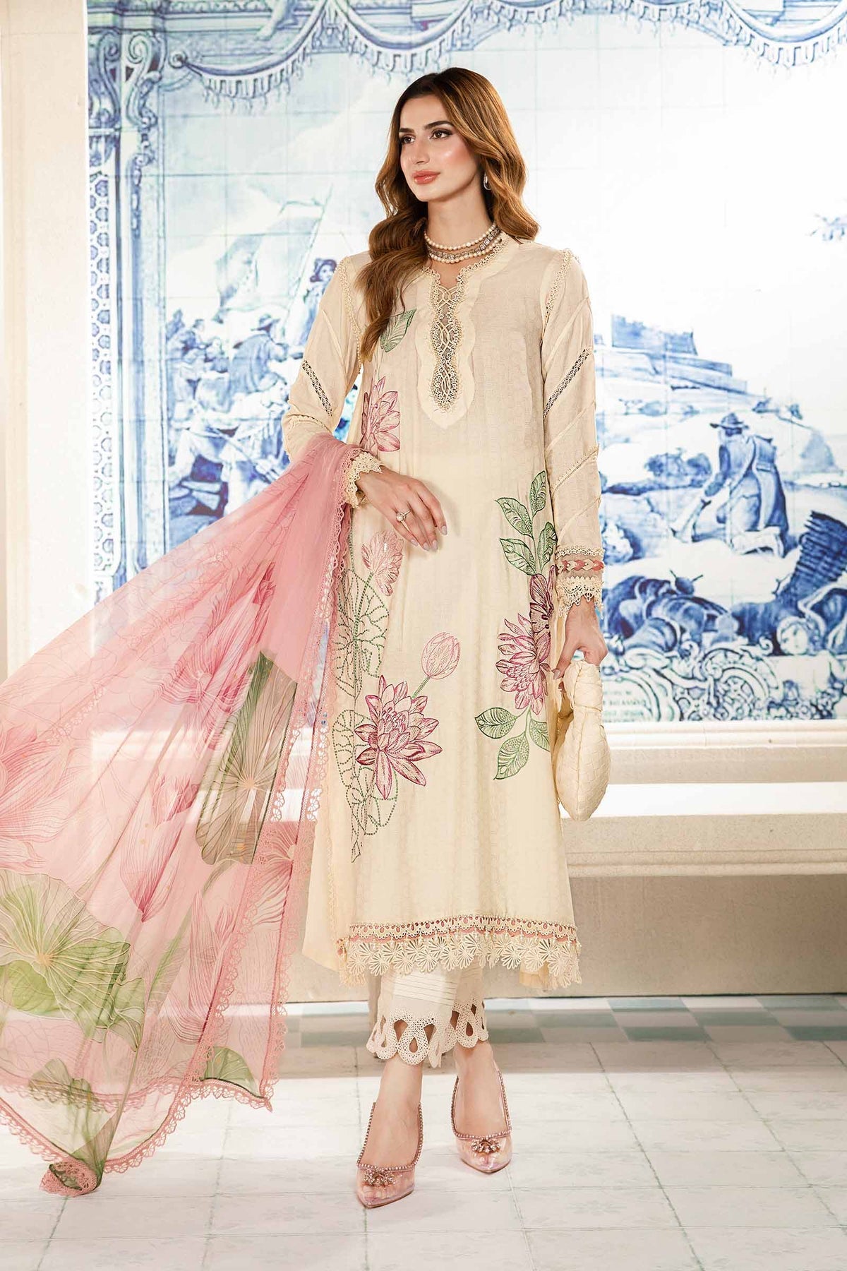 Maria.B | M Print Eid Edit | MPT-2201-A - House Of Anaya