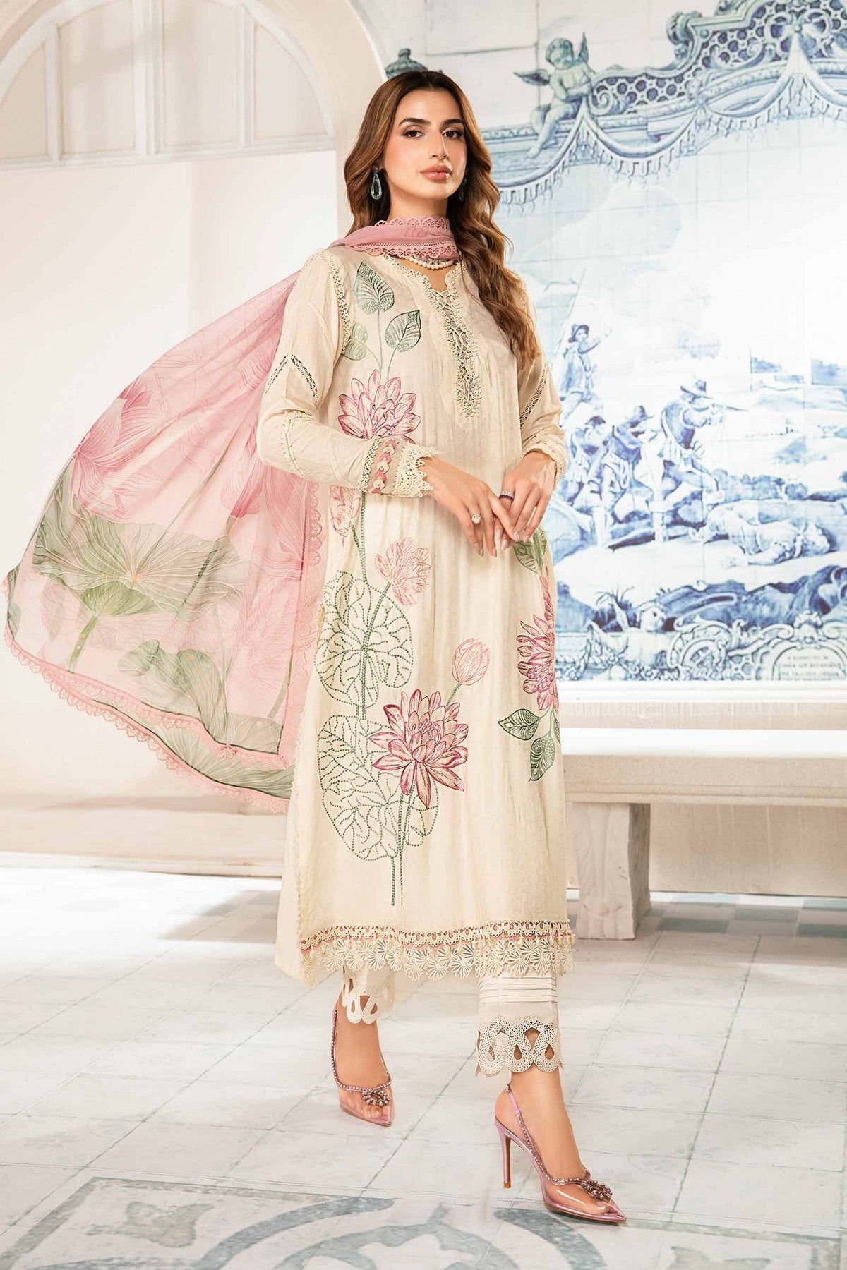 Maria.B | M Print Eid Edit | MPT-2201-A - House Of Anaya