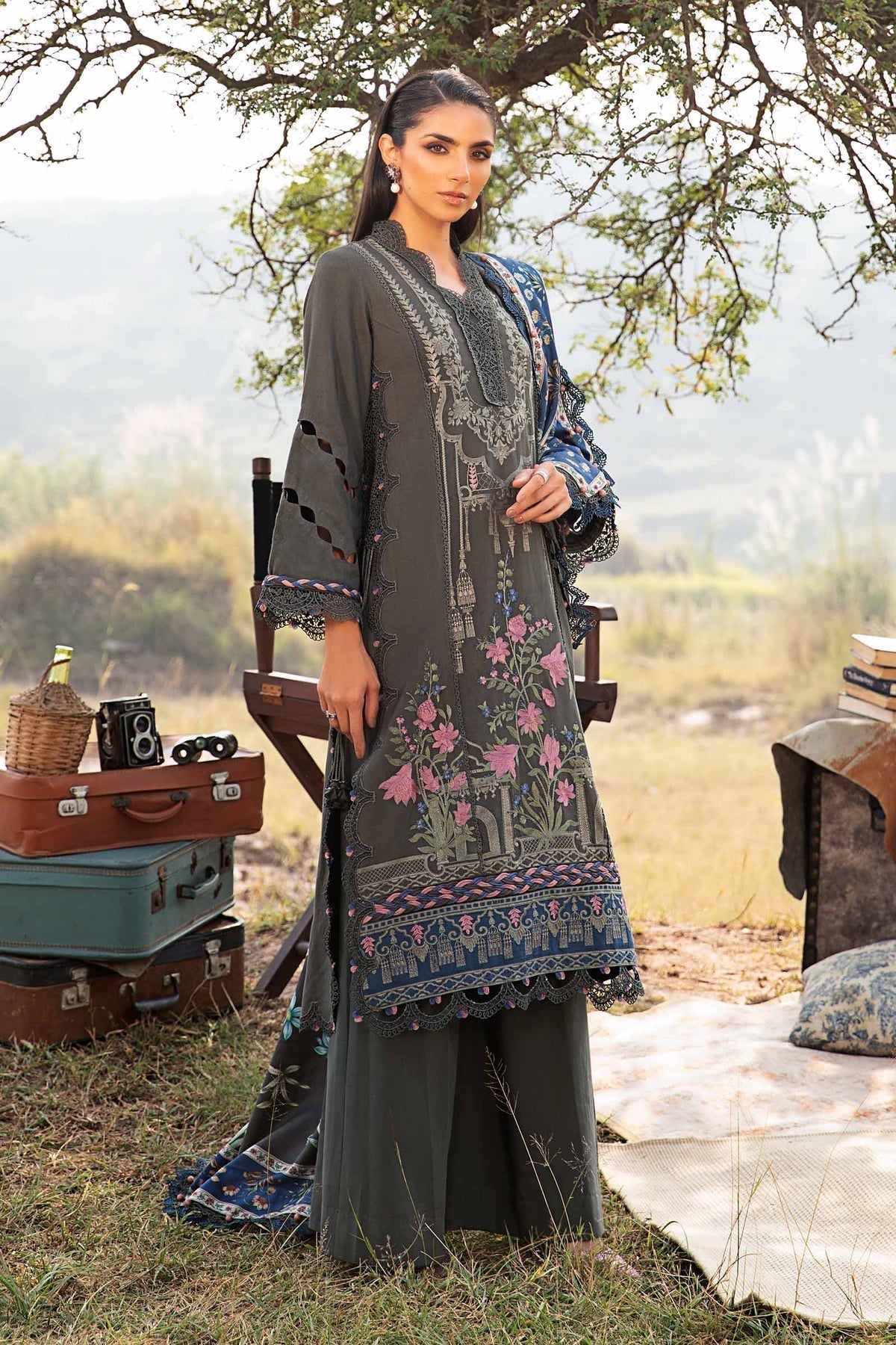 Maria B | M Prints Winter 24 | MPT-2401-A - House Of Anaya