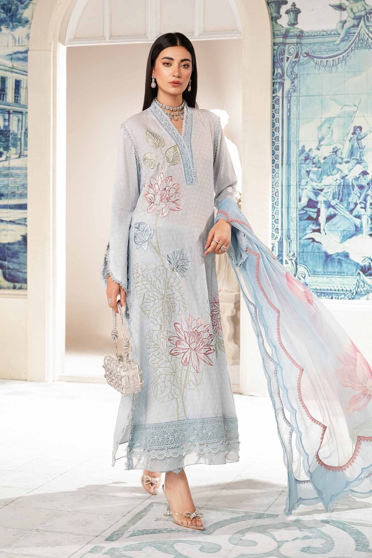 Maria.B | M Print Eid Edit | PT-2201-B - House Of Anaya