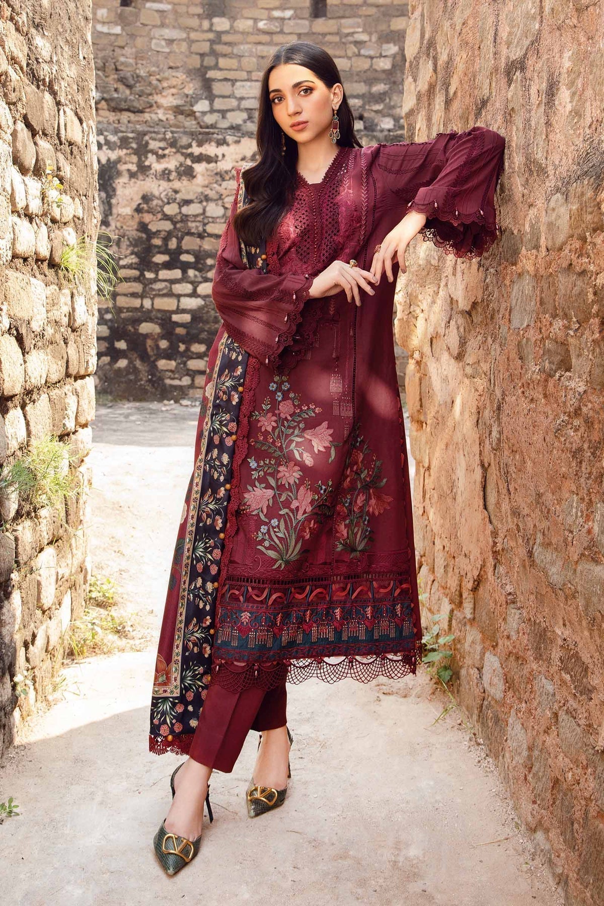 Maria B | M Prints Winter 24 | MPT-2401-B - House Of Anaya