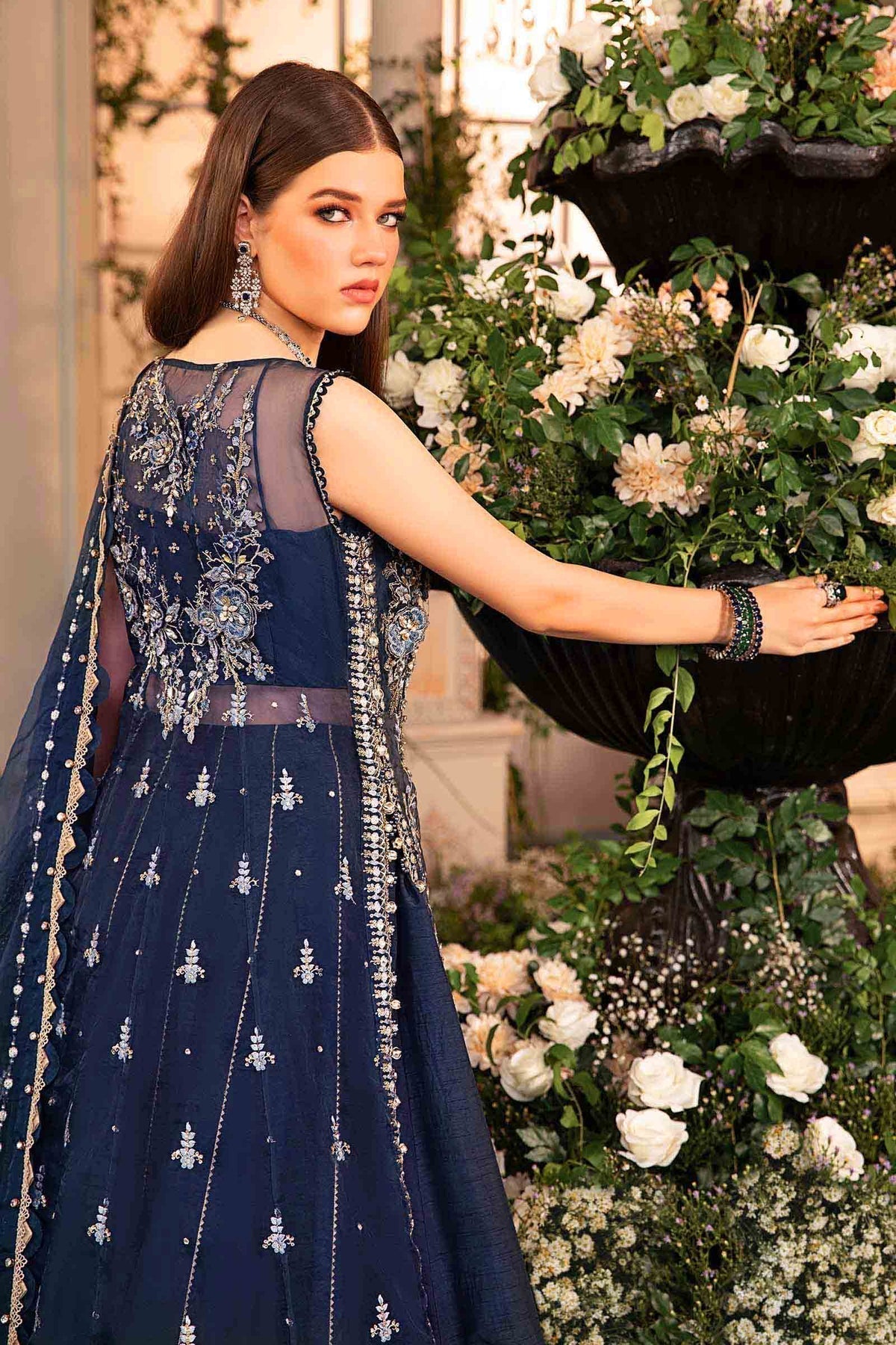 Maria B | Mbroidered Formals 24| Organza Suit | BD-2901 - House Of Anaya
