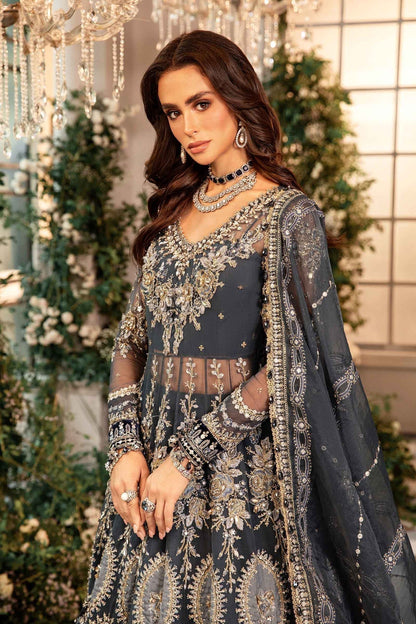 Maria B | Mbroidered Formals 24| Organza Suit | BD-2901 - House Of Anaya