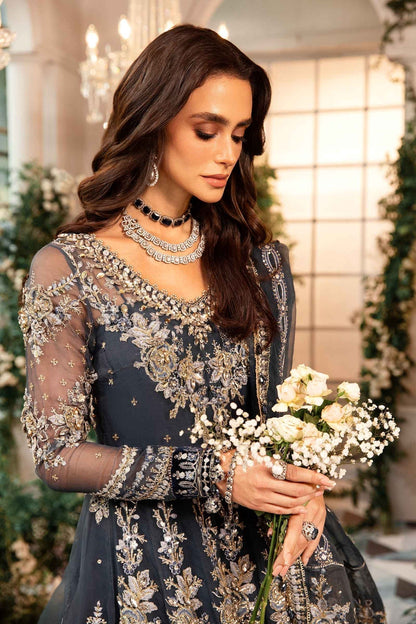 Maria B | Mbroidered Formals 24| Organza Suit | BD-2901 - House Of Anaya