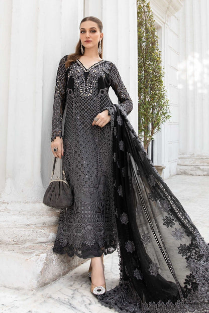Maria B | Chiffon Formals 24 | Chiffon Suit | MPC-24-101 - House Of Anaya