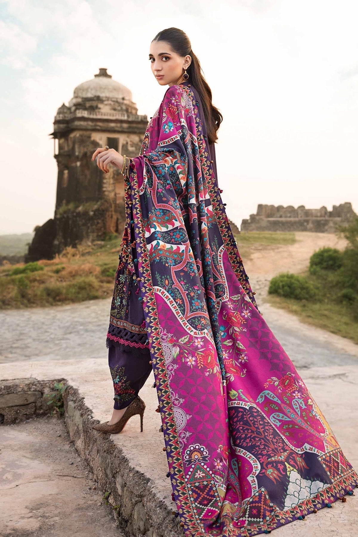 Maria B | M Prints Winter 24 | MPT-2402-A - House Of Anaya