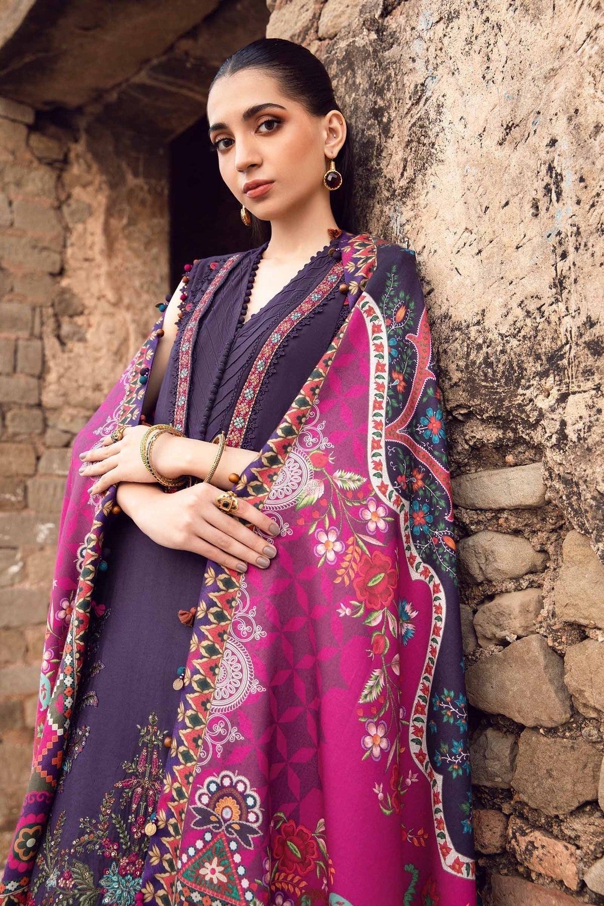 Maria B | M Prints Winter 24 | MPT-2402-A - House Of Anaya