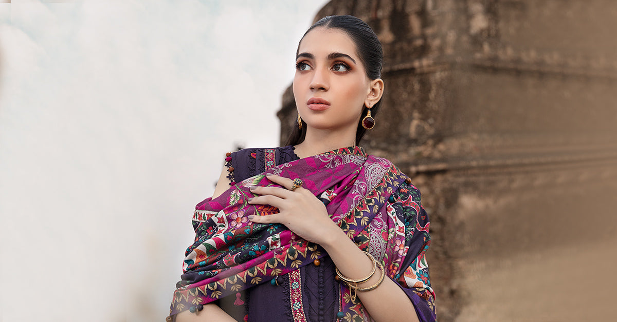 Maria B | M Prints Winter 24 | MPT-2402-A - House Of Anaya