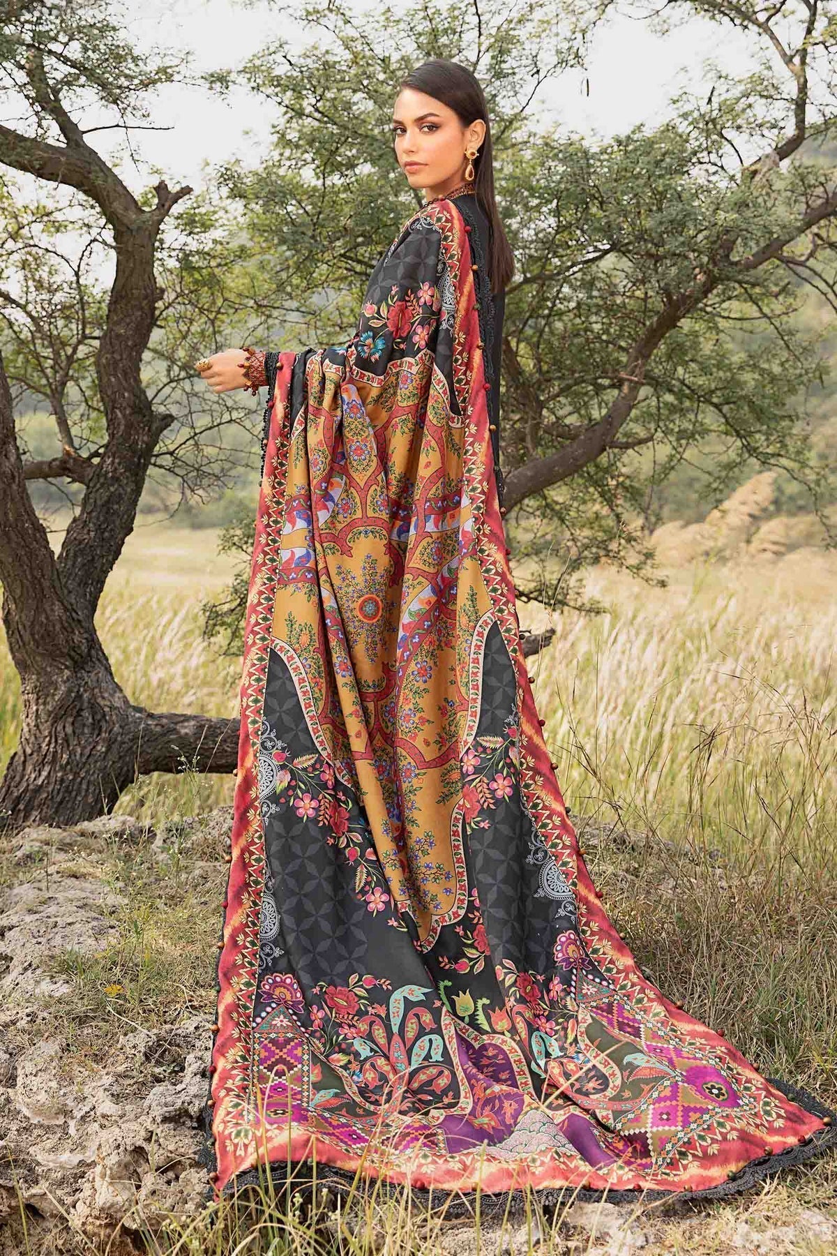 Maria B | M Prints Winter 24 | MPT-2402-B - House Of Anaya