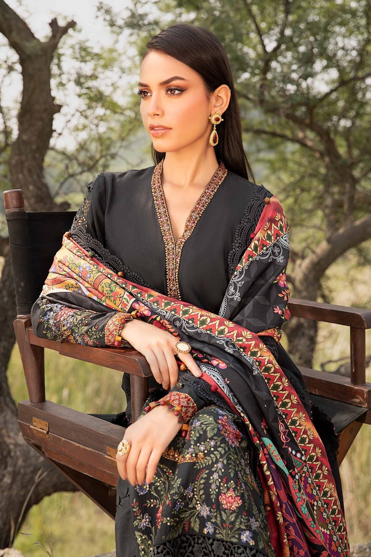 Maria B | M Prints Winter 24 | MPT-2402-B - House Of Anaya