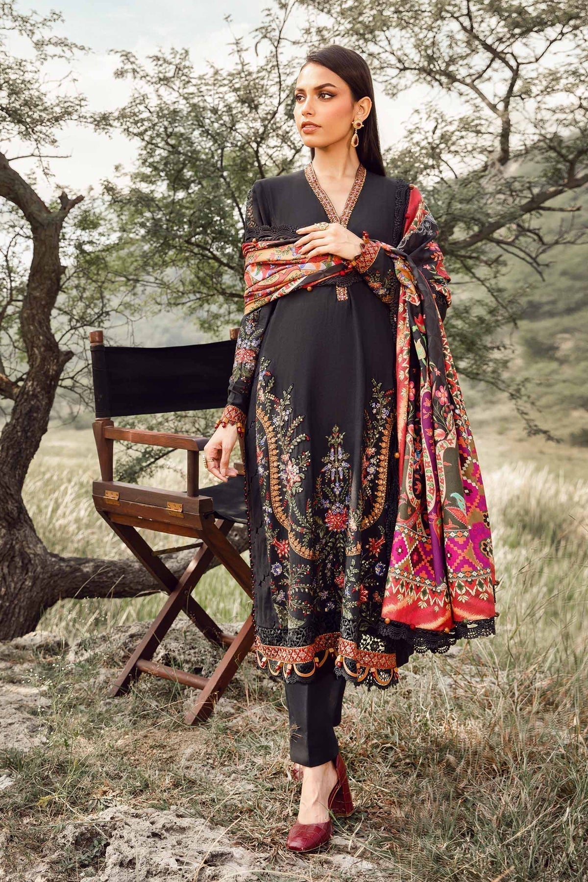 Maria B | M Prints Winter 24 | MPT-2402-B - House Of Anaya