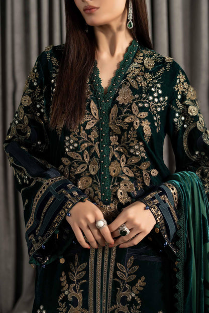 Maria B | Winter Luxe Pret 25 | WLS-1302-Emerald Green