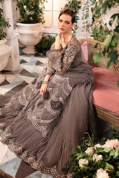Maria B | Mbroidered Formals 24 | Organza Suit | BD-2902 - House Of Anaya
