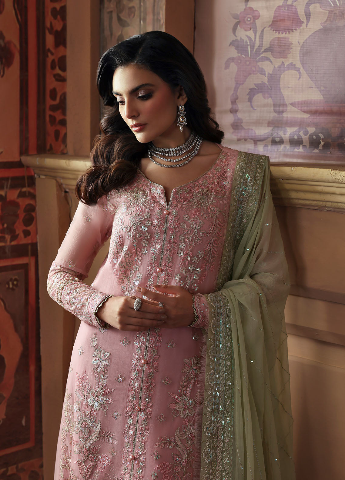 Gulaal | I Evayna Embroidered Chiffon | Layana
