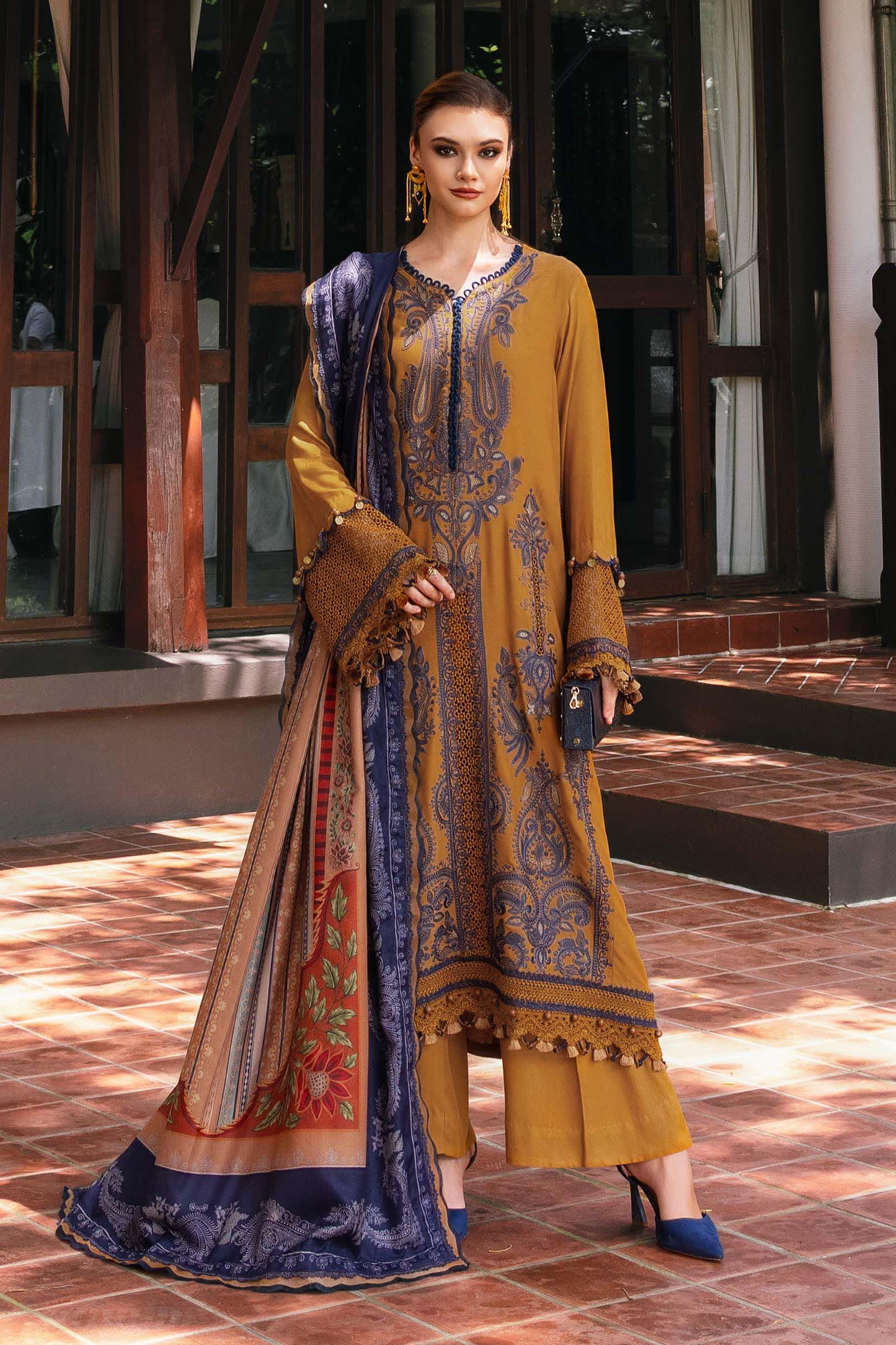 Maria B | M Prints Winter 25 | MPT-2803-A