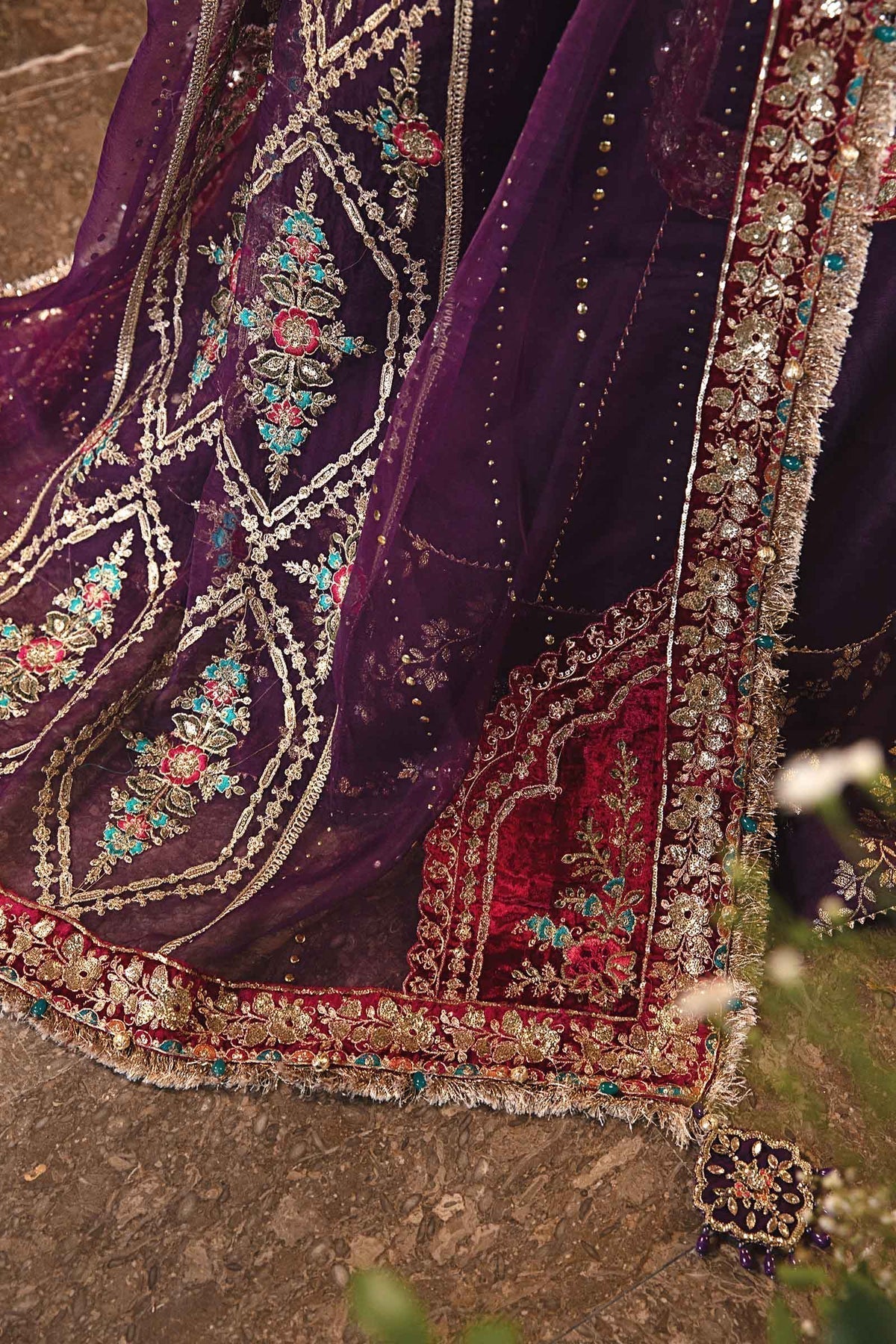 Maria B | Mbroidered Formals 24 | Organza Suit | BD-2903 - House Of Anaya