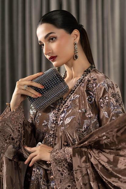 Maria B | Winter Luxe Pret 25 | WLS-1303-BEIGE
