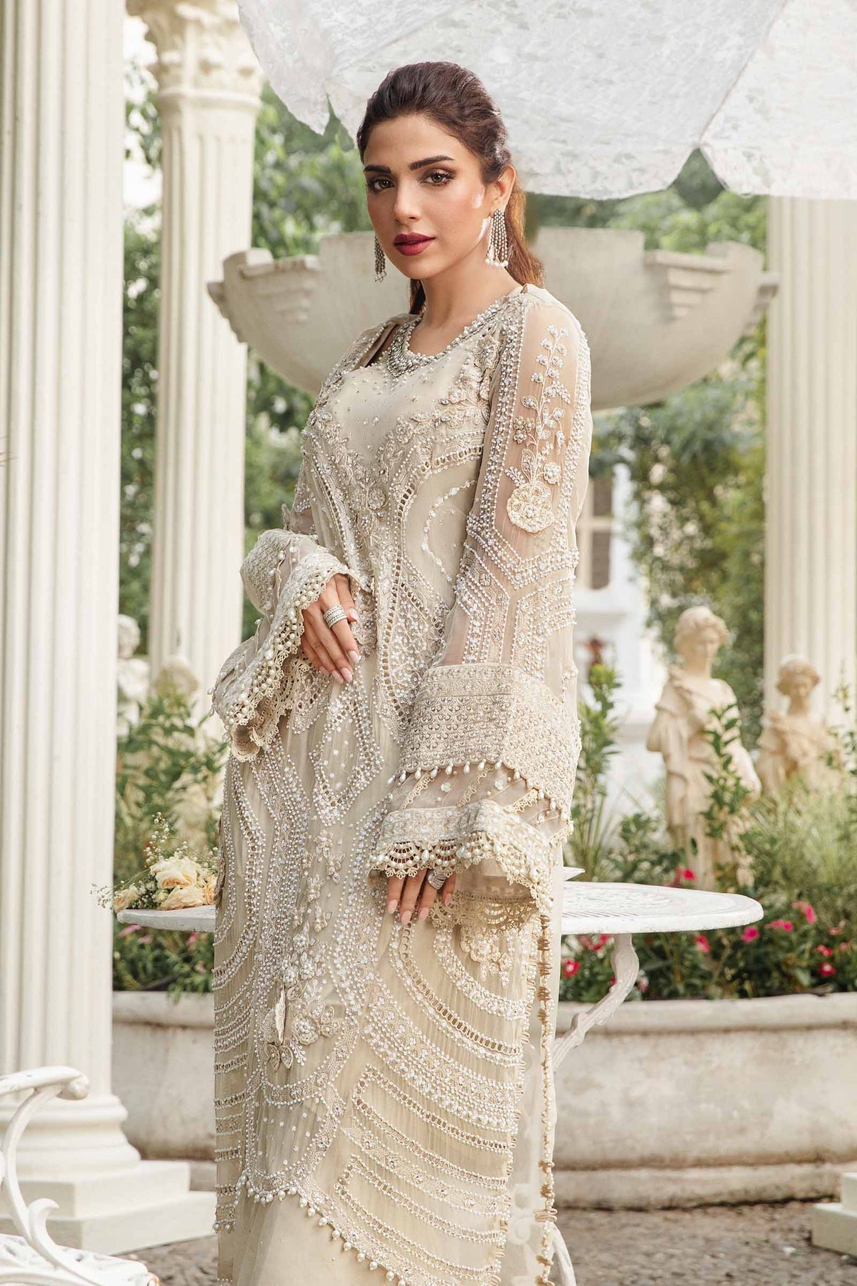 Maria B | Chiffon Formals 24 | Chiffon Suit | MPC-24-104 - House Of Anaya