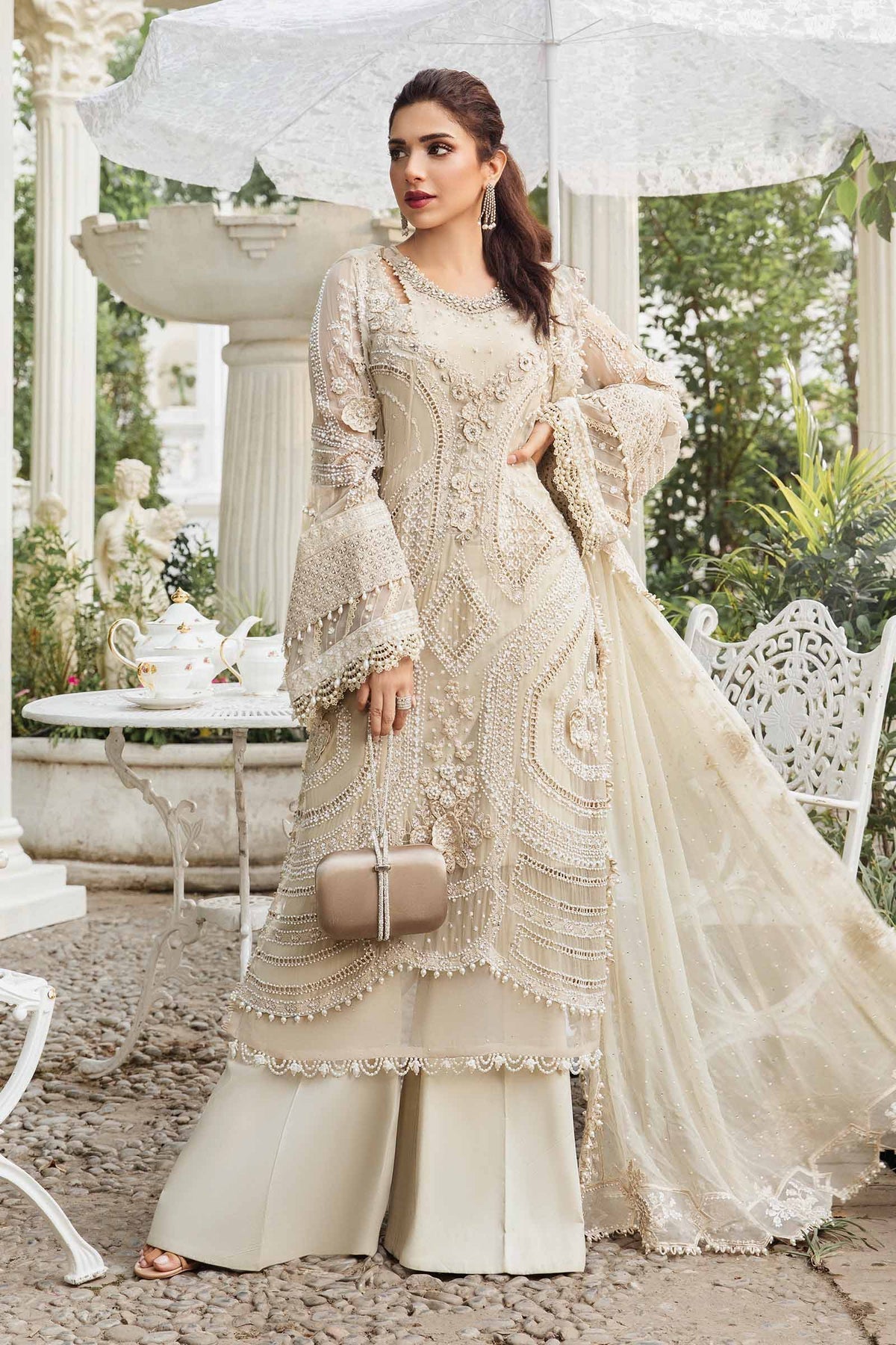 Maria B | Chiffon Formals 24 | Chiffon Suit | MPC-24-104 - House Of Anaya