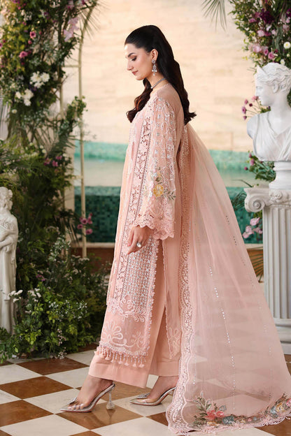 Maria b | Chiffon Formals 26 | MPC-26-104-Peach Pink