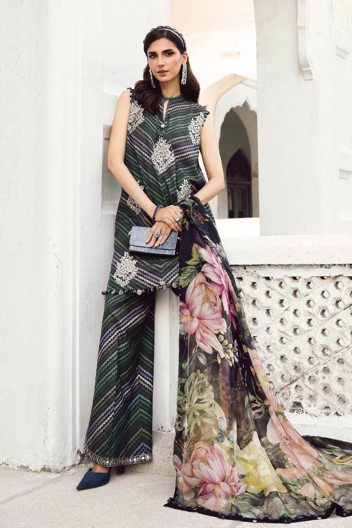 Maria B | M Prints Winter 25 |  MPT-2705-A