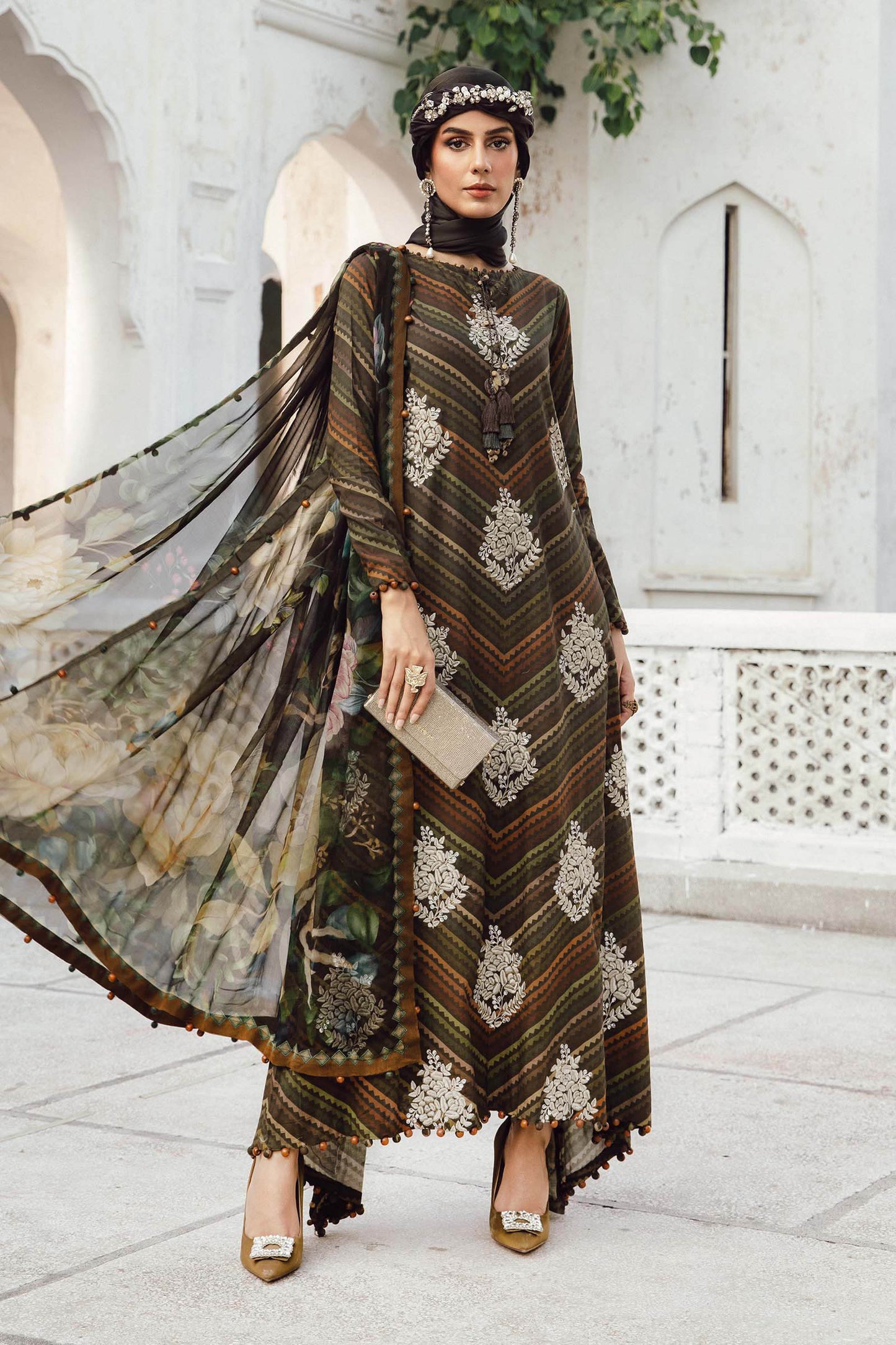 Maria B | M Prints Winter 25 |  MPT-2705-B