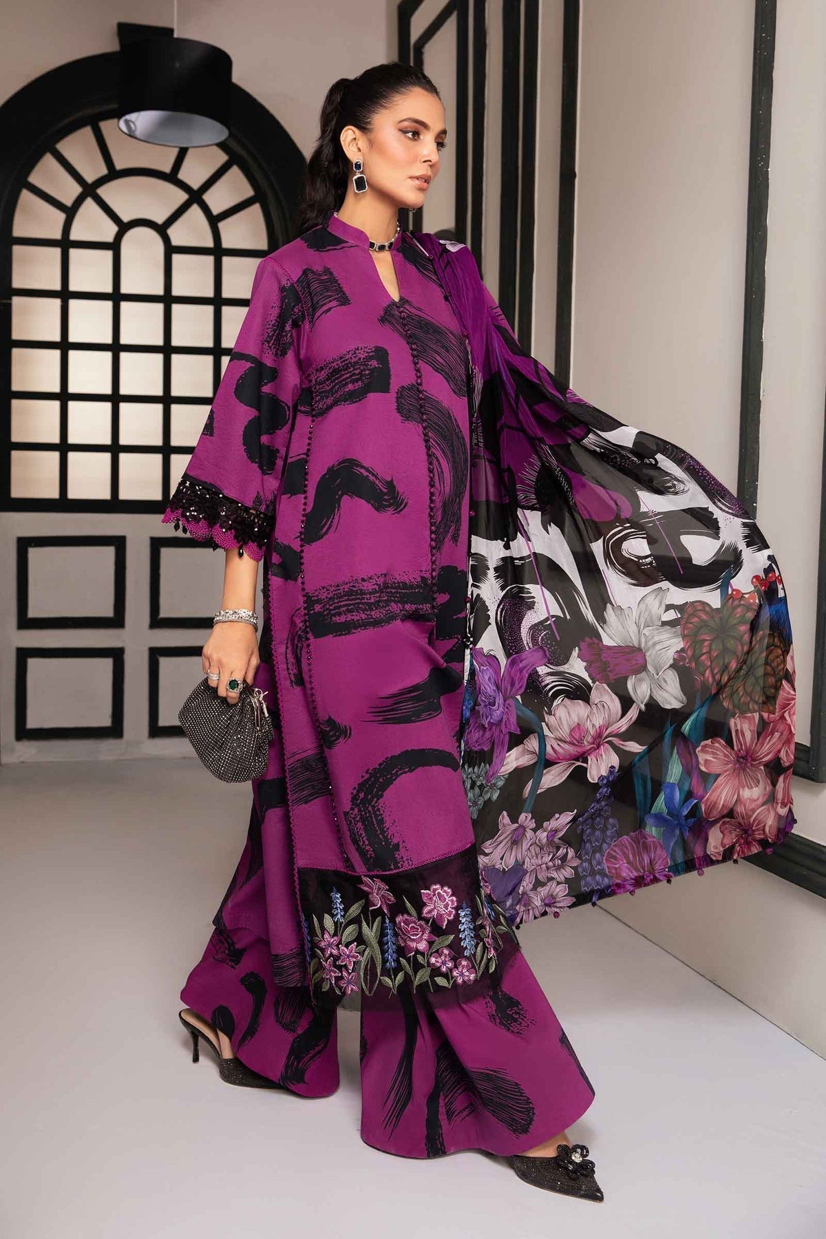 Maria.B | M Print Eid Edit | MPT-2205-B - House Of Anaya