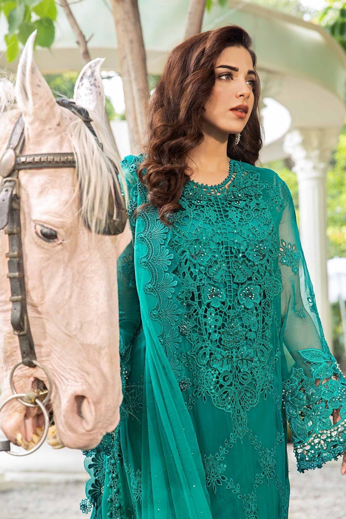 Maria B | Chiffon Formals 24 | Chiffon Suit | MPC-24-105 - House Of Anaya