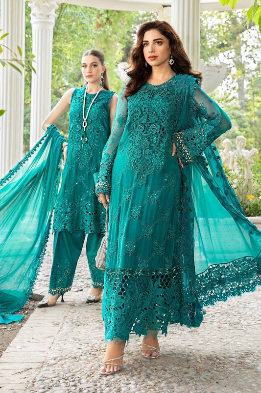 Maria B | Chiffon Formals 24 | Chiffon Suit | MPC-24-105 - House Of Anaya