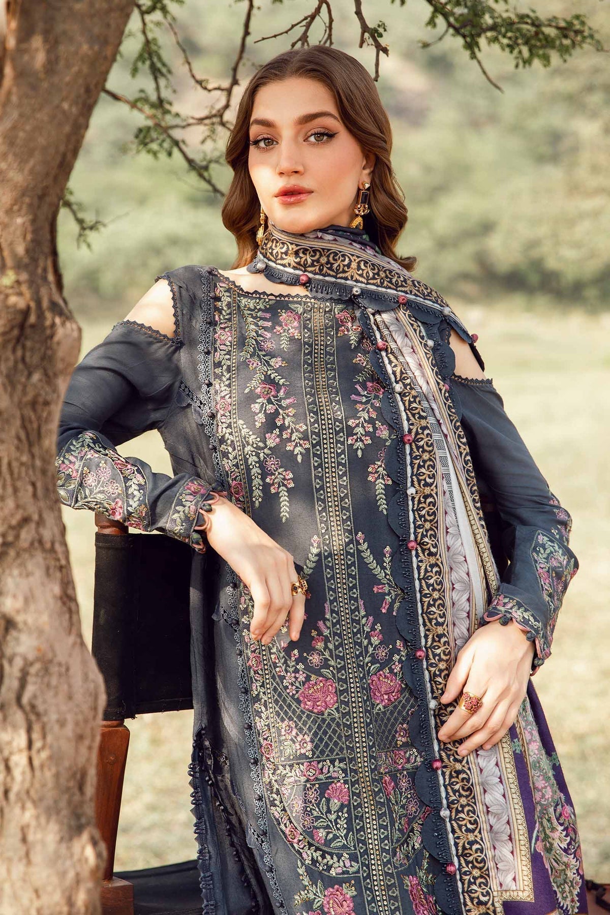 Maria B | M Prints Winter 24 | MPT-2406-A - House Of Anaya