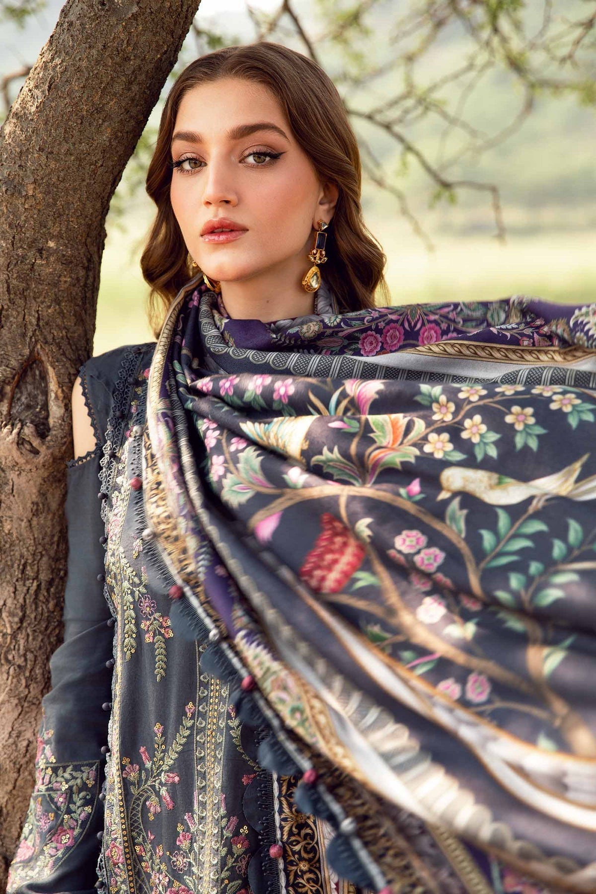 Maria B | M Prints Winter 24 | MPT-2406-A - House Of Anaya