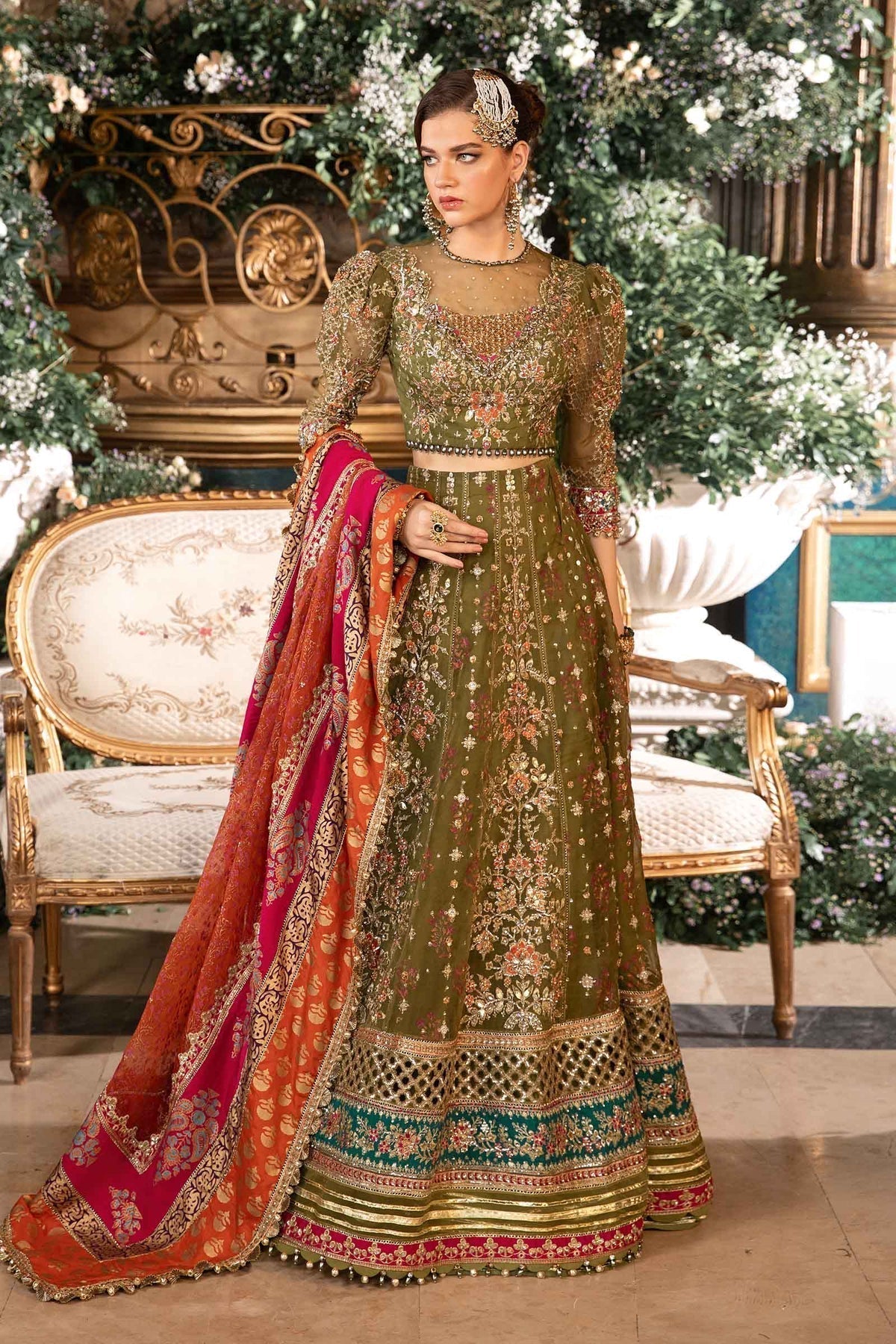 Maria B | Mbroidered Formals 24 | Organza Suit | BD-2906 - House Of Anaya