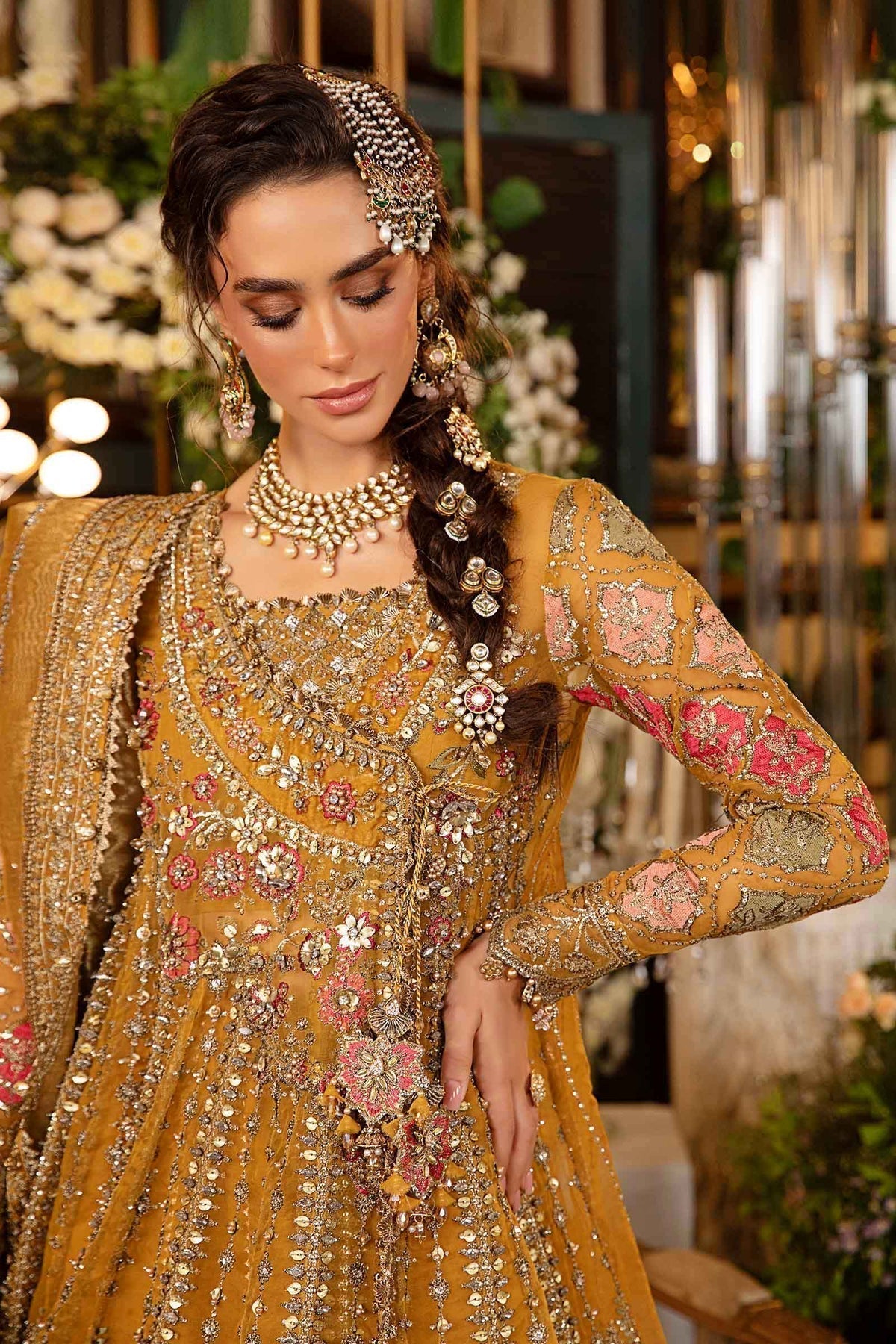 Maria B | Mbroidered Formals 24 | Organza Suit | BD-2907 - House Of Anaya