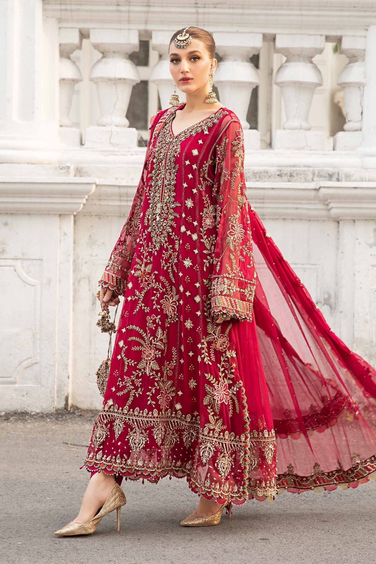 Maria B | Chiffon Formals 24 | Chiffon Suit | MPC-24-107 - House Of Anaya
